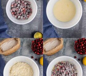 lemon cranberry muffins