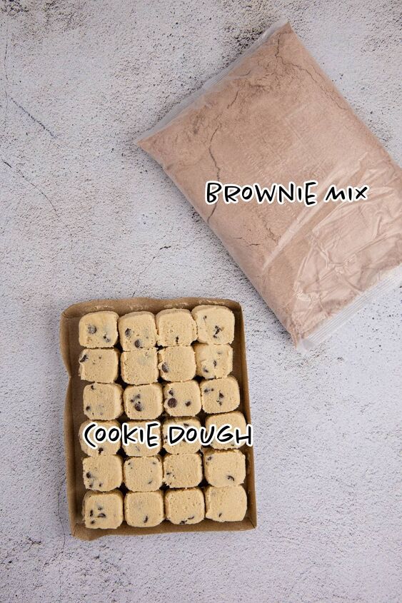 chocolate chip cookie brownie bars, Chocolate Chip Cookie Brownie Bars Ingredients