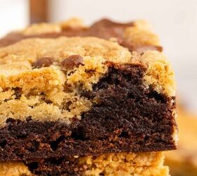 chocolate chip cookie brownie bars, Chocolate Chip Cookie Brownie Bars Recipe Stacked Bars