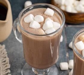 baileys hot chocolate, Baileys Hot Chocolate in Glass with Marshmallows