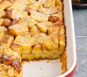 eggnog french toast bake, Eggnog French Toast Bake Recipe in a Baking Dish