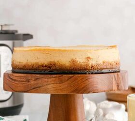 eggnog cheesecake recipe instant pot, Eggnog Cheesecake On Pie Plate