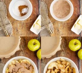 apple pie a la mode, Apple Pie a la Mode Filling Being Made