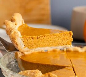 pumpkin pie using sweetened condensed milk, Pumpkin Pie Using Sweetened Condensed Milk on a Pie Slice