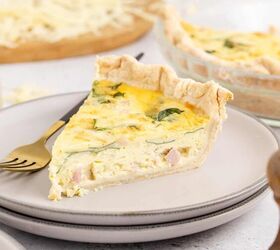 Spinach Ham Quiche Lorraine