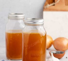 slow cooker turkey stock, Slow Cooker Turkey Stock in Mason Jars