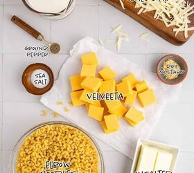 slow cooker mac and cheese velveeta, Slow Cooker Mac and Cheese Velveeta Ingredients