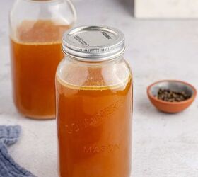 slow cooker turkey stock, Slow Cooker Turkey Stock in Mason Jars