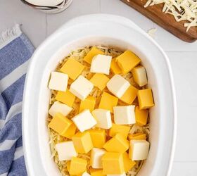 slow cooker mac and cheese velveeta, Slow Cooker Mac and Cheese Velveeta Being Made in Base