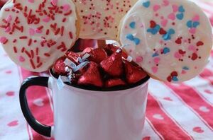Make these Valentine cookie pops for someone special this year