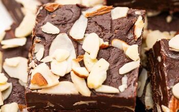 Dark Chocolate Fudge With Almonds