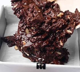 dark chocolate fudge with almonds, Dark Chocolate fudge with almonds