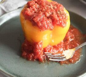 The perfect old-fashioned stuffed peppers with a modern twist!