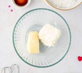 valentine s cookie cake red velvet cookie cake recipe, cream cheese frosting process