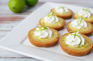 These cookies are the perfect blend of zesty lime with a sweet twist (and they're pretty too!)