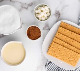 easy 3 ingredient hot cocoa dip, Ingredients to make hot cocoa dip