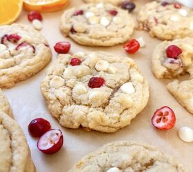 White Chocolate Orange Cranberry Cookies