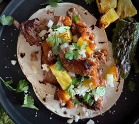 pork street tacos with pineapple and roasted jalapenos, Pork Street Tacos