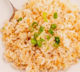 This easy and delicious garlic fried rice is a great way to use up any leftover rice