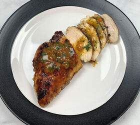 Chicken With Apricot Mint Sauce