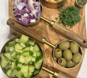 Crunchy Tahini Mediterranean Salad
