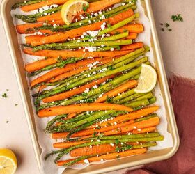 Roasted Carrots and Asparagus