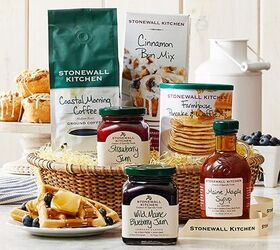 gourmet love unique valentines day gift baskets for food enthusiasts, Stonewall Kitchen New England Breakfast Gift Basket