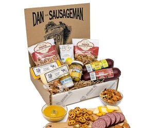 gourmet love unique valentines day gift baskets for food enthusiasts, Dan the Sausageman s Sounder Gourmet Gift Box