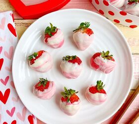 Marble Dipped Strawberries Foodtalk