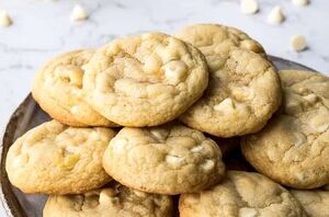 These soft and chewy lemon cookies are the perfect texture with a sweet and subtle flavor