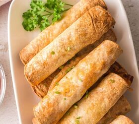Air Fryer Beef and Bean Taquitos