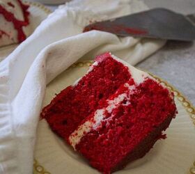decadent red velvet cake with cream cheese frosting