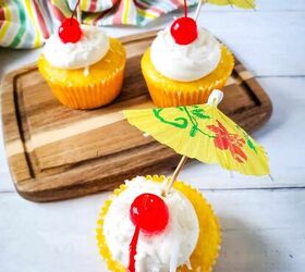 pina colada cupcakes