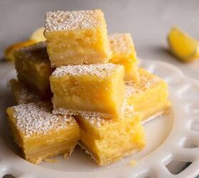 old fashioned lemon bars, Close up of Old Fashioned Lemon Bars