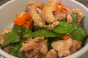 This Chinese chicken is one of her go-to recipes when she wants something quick & easy