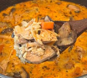 creamy chicken and mushroom soup
