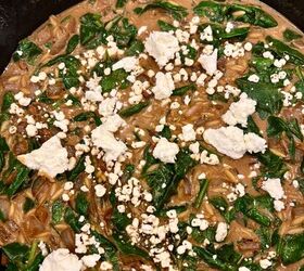 chicken and goat cheese orzo