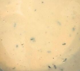 pan seared lamb loin chops with garlic sauce, Heavy cream has been added to the garlic sauce