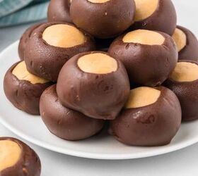 This buckeye candy recipe looks just like Ohio's infamous buckeye nut that grows on the state tree!