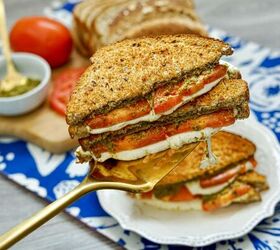 12 hearty sandwiches for any meal, Easy Pesto Tomato Air Fryer Grilled Cheese Sandwich