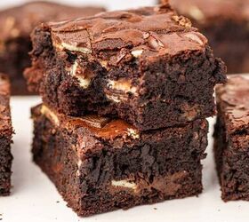 andes chocolate mint brownies, Andes Chocolate Mint Brownies half biten shot