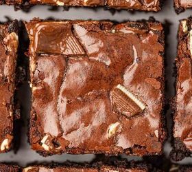 andes chocolate mint brownies, Melty Andes Chocolate Mint Brownies shot close up