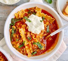 Easy Lasagna Soup