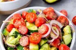 This delicious avocado salad is perfect as a light lunch or as a side with any meal