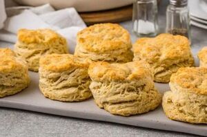 These pancake mix biscuits are seriously the easiest, fluffiest biscuits you'll ever make!