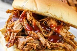 This Instant Pot pulled pork dish uses 4 simple ingredients and is full of juicy flavors