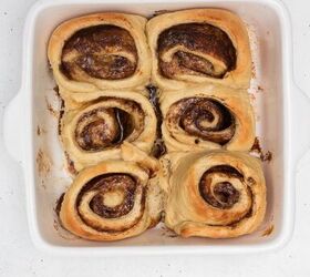 tangzhong cinnamon rolls the softest fluffiest rolls you ll ever mak, Bake for 25 30 minutes until golden brown on top