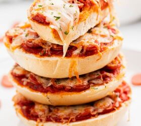 air fryer pizza bagels, air fryer pizza bagels