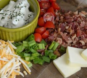 air fryer baked potato recipe, air fryer baked potato toppings