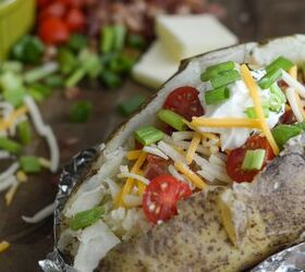 air fryer baked potato recipe, air fryer baked potato